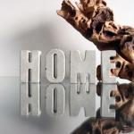 El yapımı, Taş Tozu Dekoratif Harf,(HOME)  5cmX2 cm